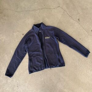 UCSB / Zip Up Fleece Jacket College Mom / Navy
